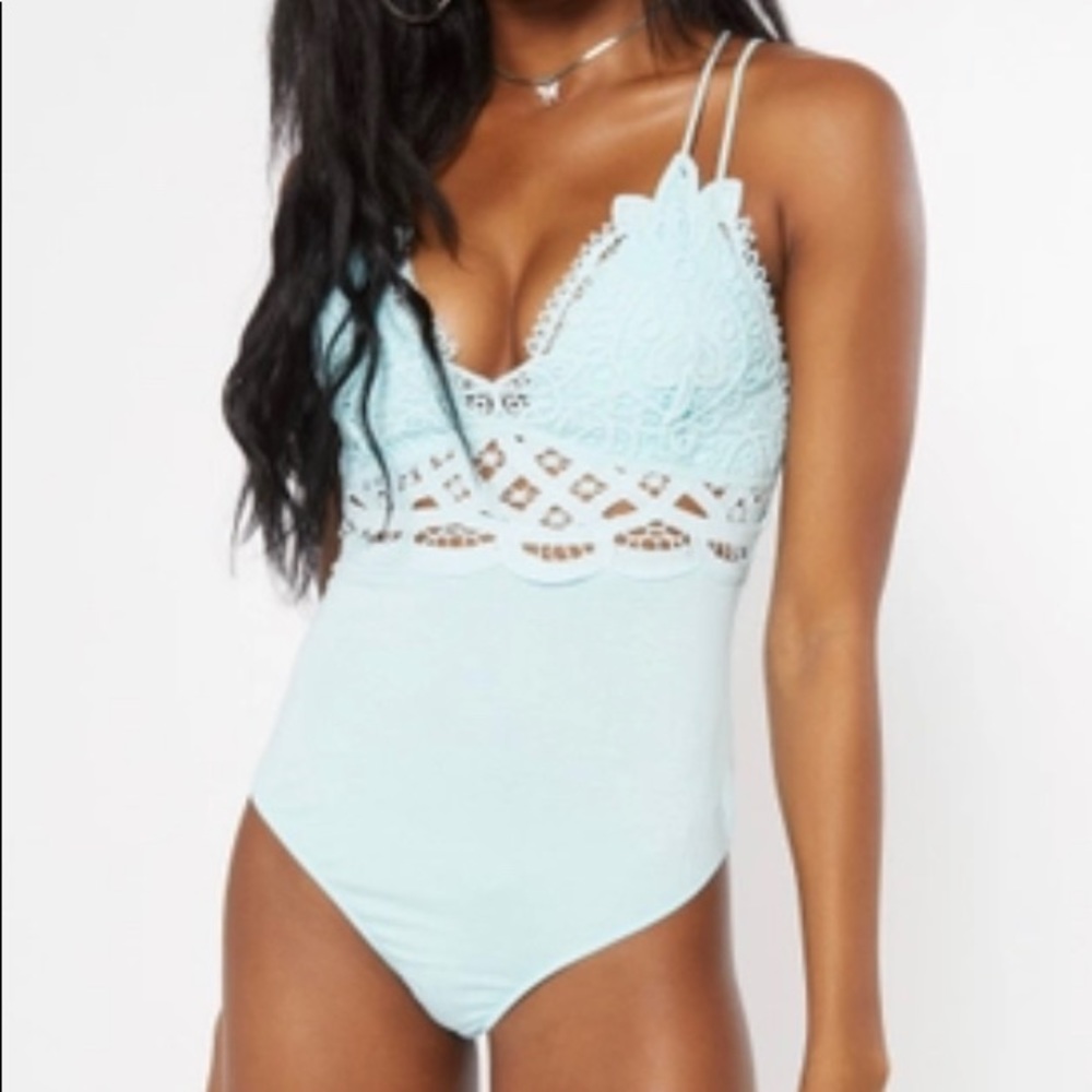 Presidential baby blue body suit NEW W/Ts  #urbanwear